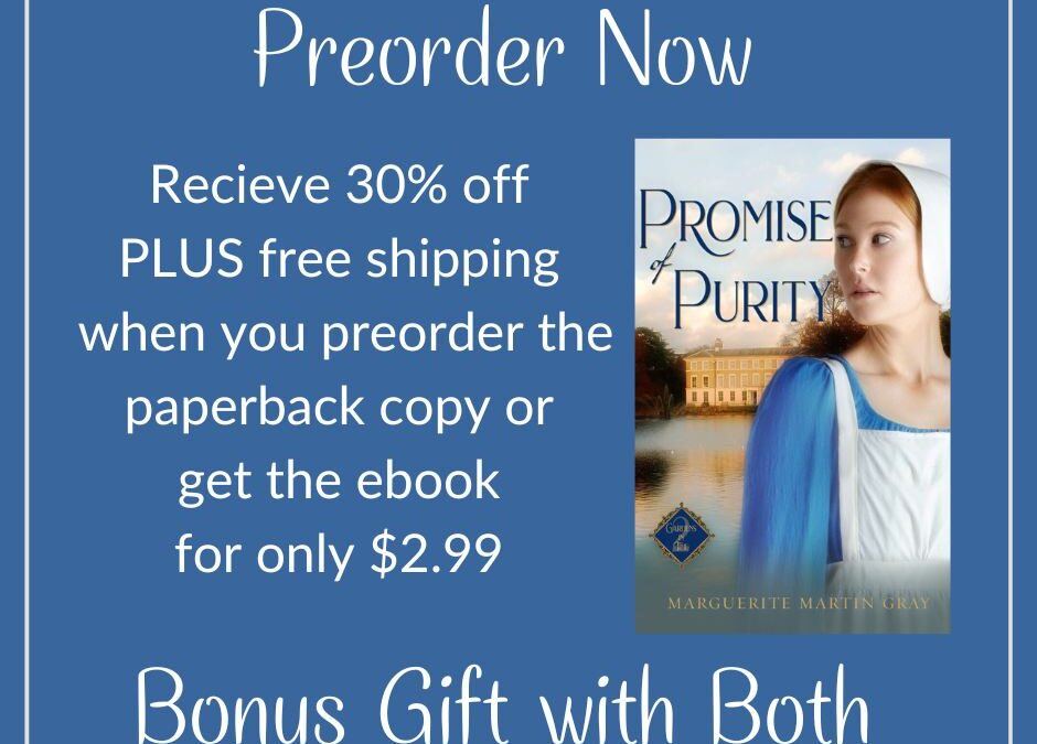 Preorder Today–Promise of Purity