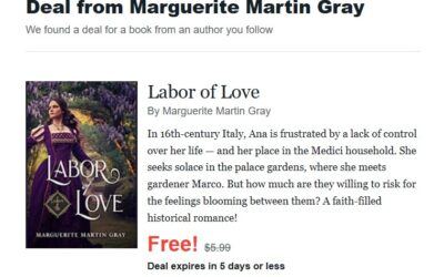 Labor of Love (ebook) is free through April 12!
