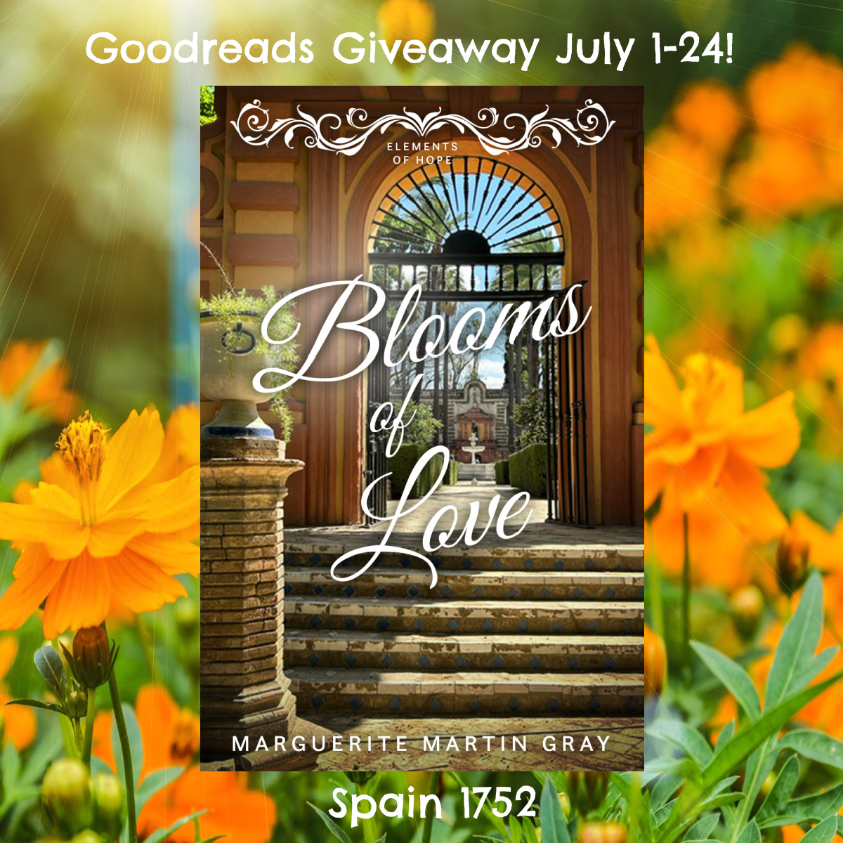 blooms of love goodreads giveaway